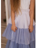 Fashion Layered Tulle Flower Girl Dress